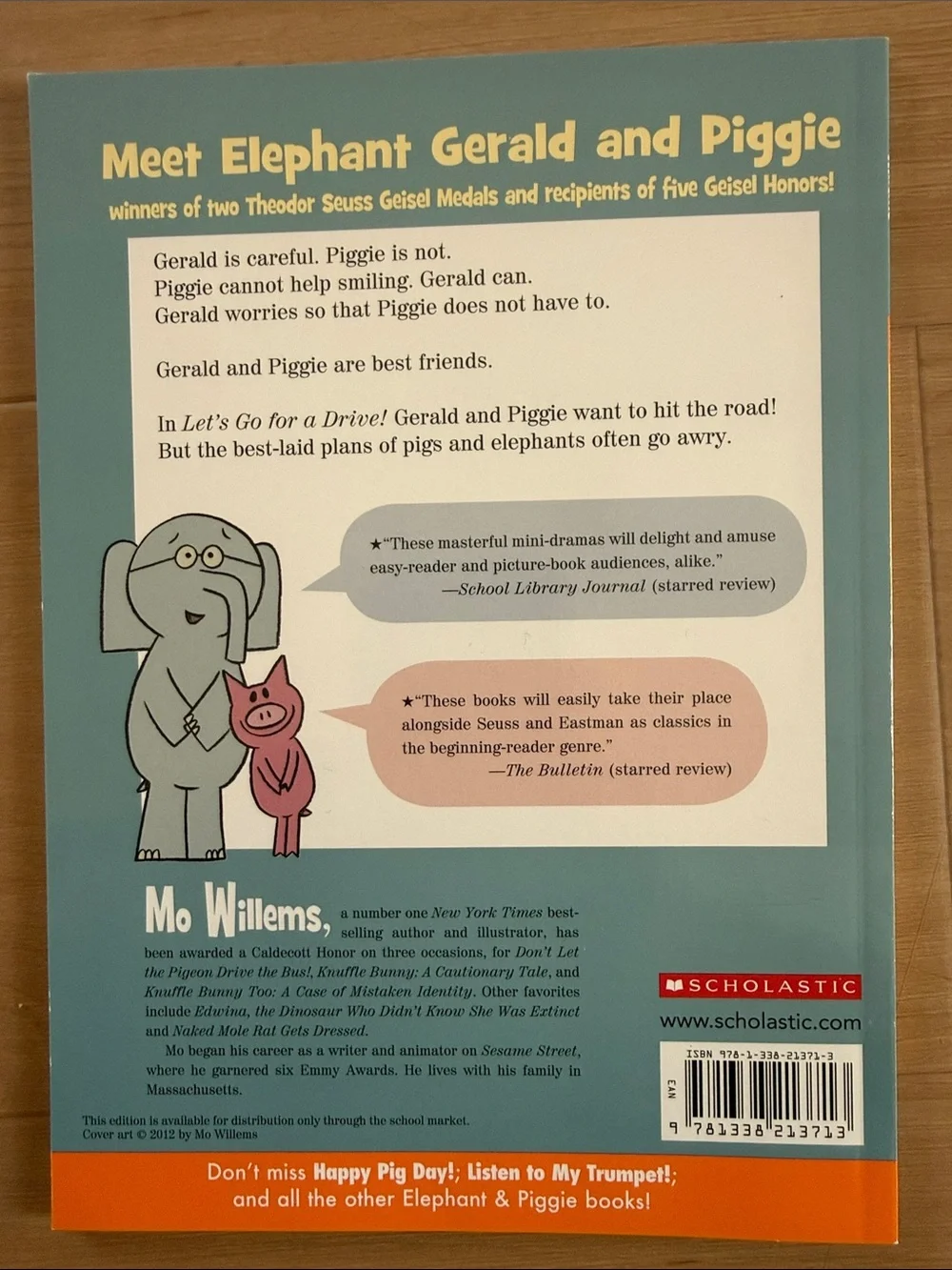 NWT CHILDREN’S STORYBOOKS BUNDLE OF 4 “AN ELEPHANT & A PIGGIE BOOKS” MO WILLEMS